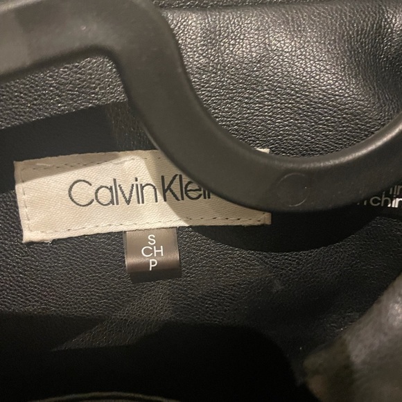 Calvin klein leather jacket - Picture 3 of 4